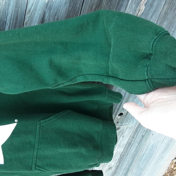 Michigan State University green sweatshirt hoodie size small - Picture 8 of 9